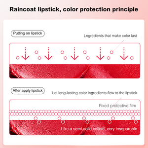 <span class=keywords><strong>Rouge</strong></span> à lèvres mat satiné nourrissant, longue tenue, radieux, époustouflant et luxueux pour le maquillage de beauté - Product Image 3