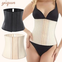 KaFoSha Fajas Colombianas Moldeadoras Girdles Tummy Control Body Shaper Corset 25 Steel Bone Latex Waist Trainers for Women