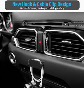 Support de téléphone de voiture de tableau de bord réglable à rotation de 360 degrés - Product Image 4