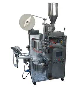 cheap price Heat sealing material single double chamber flat Tea Bag Packing Machine for filter paper