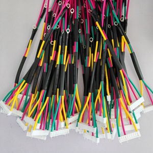 Cable de conexión aislado de PBT rojo-negro personalizado con conectores JST/Molex, arnés de cableado electrónico de alta temperatura - Product Image 5
