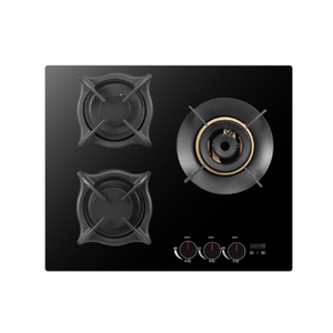 Réchaud à gaz ALK <span class=keywords><strong>Timing</strong></span> Gauche Shabaf 2 Têtes + Prise d'air supérieure droite Verre trempé - Product Image 2