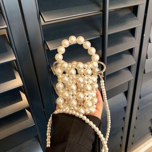 Sac à main pour femme PH210, sac à main féerique en perles, nouvelle collection été 2023, <span class=keywords><strong>tissage</strong></span> ajouré, tendance, polyvalent, sac à main pour femme - Product Image 6