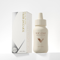 Kit de Vernis à Ongles Gel UV Venalisa 2 Pièces/Lot ou 3 Pièces/Lot – Base Coat, Top Coat Diamant Sans Essuyage et Top Coat Mat pour Manucure