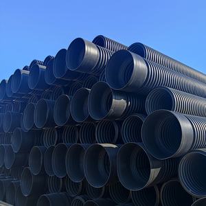 Tuyau de drainage corrugué en HDPE à double paroi, haute résistance aux chocs, diamètres de <span class=keywords><strong>300</strong></span> mm à 1600 mm avec raccords - Product Image 3