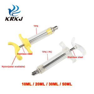 KD303 CETTIA agricultura instrumento veterinario jeringas vacuna plástico acero TPX <span class=keywords><strong>animal</strong></span> vacuna jeringa inyector - Product Image 2