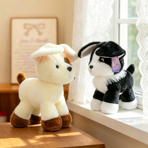Peluche de <span class=keywords><strong>Perro</strong></span> de Pie, Muñeco de Peluche de <span class=keywords><strong>Perro</strong></span> Gordito al por Mayor con Pellets Pesados en el Interior, para Amantes de las Mascotas, Hogar y Dormitorio - Product Image 5