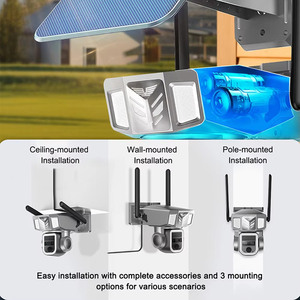 20x Zoom camera giám sát ngoài trời an ninh Hệ thống camera nhà báo động WIFI năng lượng mặt trời Camera An Ninh với PTZ và hai chiều âm thanh - Product Image 3