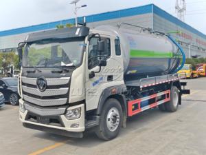FOTON AUMAN 13-15CBM Vacuum Sludge Suction Truck, Fast Vacuum Suction Sewage Truck for Septic Pit & Wastewater Treatment Export - Product Image 4