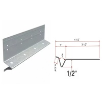 Soleado de Drenaje de Humedad para Ventanas de Acero Galvanizado FHA-7 de 5/8 pulgadas, Material de Construcción para Estuco