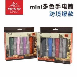 Linterna LED Portátil, Mini, Cuerpo de Aleación de Aluminio, Luz Blanca, Funciona con Pilas AAA, Linterna de Mano - Product Image 4