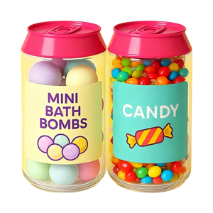 Envases Personalizados, Frascos de Plástico de 100 ml para Refrescos, Envases a Granel para Snacks, Frascos de Plástico para Dulces y Gomitas - Product Image 1
