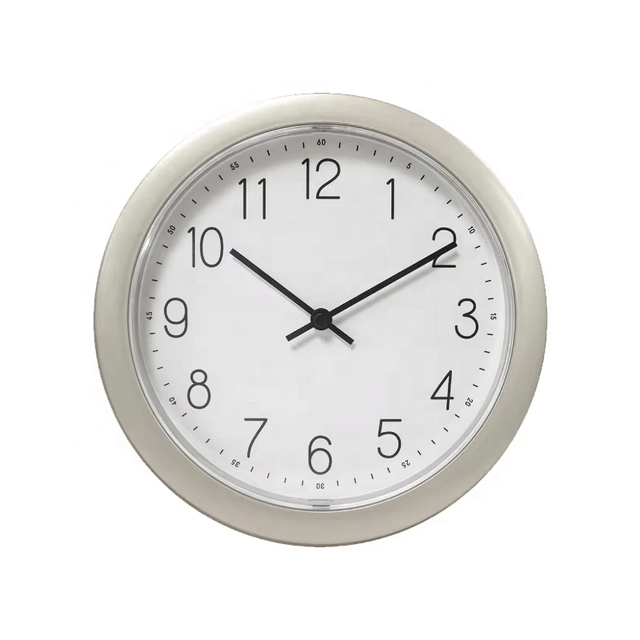 Infinity Time 8.9 Inch Modern Quartz Design Round Wall Clocks Silent Non-Ticking 3D PP Home Decorative Indoor Office Living Room