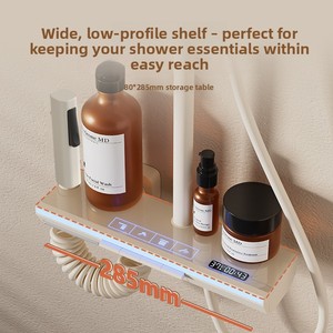 Rubinetto <span class=keywords><strong>Doccia</strong></span> Moderno KAWAL in Ottone Spazzolato a Tre Maniglie, Set Completo con Luci, <span class=keywords><strong>Vetro</strong></span> Temperato, Termostato Digitale Intelligente - Product Image 3