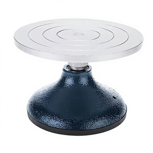 Plateau tournant à gâteau en métal, écologique, épaissi et stable, pour la pâtisserie et la décoration, fabriqué à Zhejiang, Chine, 1 pièce en stock - Product Image 4