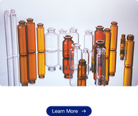 Flacon en verre borosilicate neutre de type USP 1, 2 ml, 3 ml, 5 ml, 10 ml, 20 ml, flacon pour injection médicale, flacon pour vaccin, transparent, ambre