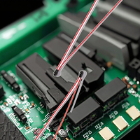 Termistor NTC MF52B con Cable Esmaltado, Componentes Electrónicos de Alta Calidad, Rango de Temperatura -55~+125, Tolerancia F1%, 0.1~1000K