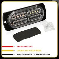 Luz estroboscópica de advertencia para coche y camión, lámpara de tráfico ámbar de 12V y 24V, barra de luz intermitente, barata