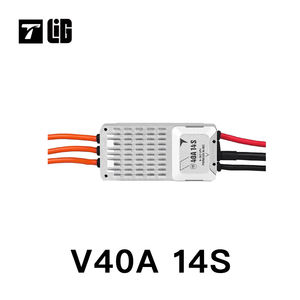 Controlador Electrónico de Velocidad (ESC) Profesional V40A 40A 14S HV, Impermeable, Onda Sinusoidal, para <span class=keywords><strong>Aviones</strong></span> de Ala Fija, VTOL y Aeronaves de Rotor Inclinable - Product Image 3
