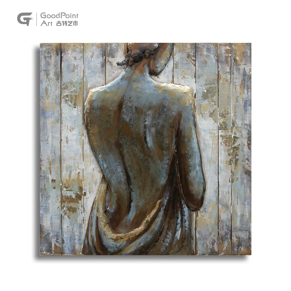 Other home decor-cuadro de cuerpo de mujer desnuda, decoración de pared de madera para sala de estar