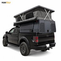 Coque rigide sécurisée pour pick-up avec verrouillage centralisé et plancher moquetté