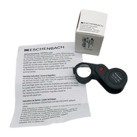Loupe d'inspection ESCHENBACH 1186-9 pliable en plastique, double puissance 3X+6X=9X, outil de grossissement pour bijoux, lentille en verre achromatique