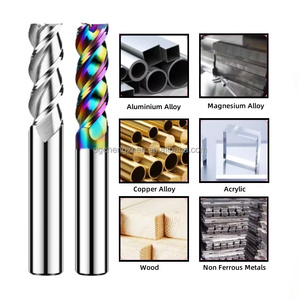 Fresa Monotagliente in Diamante Monocristallino, Fresa in Tungsteno a Singola Scanalatura, Utensile per Fresatura CNC 55HRC OEM - Product Image 6