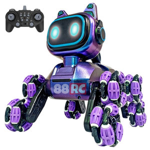 88RC 168-22 2.4G huit roues télécommande Robot 13 canaux électronique cascadeur Rc Robot chien jouets, marche Rc Robot chien cascadeur voiture - Product Image 1