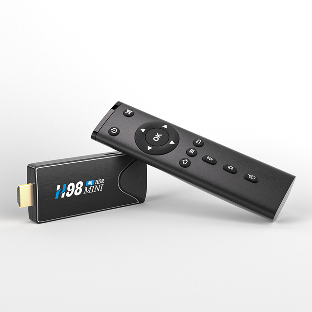 Tv Stick H98 Mini 8g 16gb Android 10.0 4k 5g Tv Box Stick Antenna