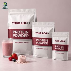 Poudre de protéines végétales avec options de conditionnement en boîte et en sachet, formule personnalisée OEM avec emballage à marque privée - Product Image 1