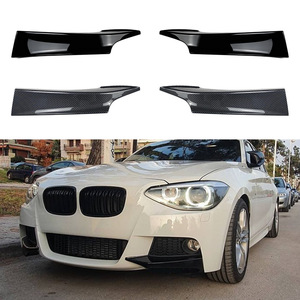Bmw 1 Series F20 F21 Front Corner Decal Piano Black Carbon Fiber Texture Body Stickers Adhesive Modification - Product Image 1