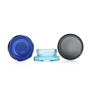 Nueva llegada 3ml 5ml 7ml 9ml botella de vidrio botella de cera CDB de contenedor de aceite de tapa a prueba de niños CRC tarro - Product Image 4
