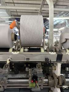 Gants de travail de bonne qualité OMET en fil de coton à extrémités ouvertes pour tricot et tissage Ne 10/1-21s/1 35% coton recyclé 65% polyester faciles à utiliser - Product Image 6