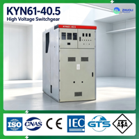 Armoire de commutation blindée extractible KYN61-40.5, Vente en gros OEM, Surveillance intelligente, Norme IEC pour la distribution d'énergie