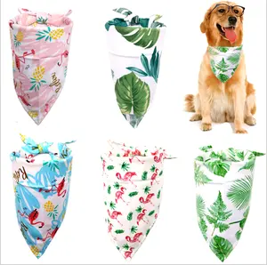 Оптовая продажа, новый цветной нагрудник для питомца с принтом на заказ, шарф, бандана и галстук для собаки