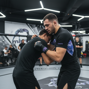 เสื้อรัดกล้าม MMA ดีไซน์ล่าสุด ขายดีที่สุด ปี 2025 ราคาโรงงาน ขายดี รับผลิตตามแบบ สแปนเด็กซ์/โพลีเอสเตอร์ แขนยาว/แขนสั้น สีสันสดใส - Product Image 3