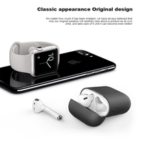 Étui pour écouteurs en silicone souple pour AirPods 1 2 3 4 Pro, antichoc, anti-chute, housse de protection portable pour écouteurs
