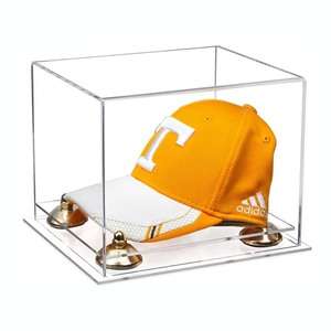 Chất lượng tốt trong suốt Sliver gương <span class=keywords><strong>acrylic</strong></span> hat tổ chức cho trang trí <span class=keywords><strong>acrylic</strong></span> bóng chày bóng rổ hat hiển thị trường hợp - Product Image 1