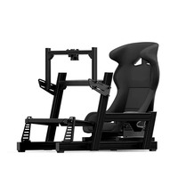 aluminio Simulador de cabina de carreras asiento coche conducción simulador de carreras juego de cabina simulador de carreras