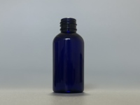Bouchon à vis en plastique anti-déversement pour flacons de médicaments pharmaceutiques, flacon vide bleu pour pilules et capsules avec bouchon de sécurité enfant