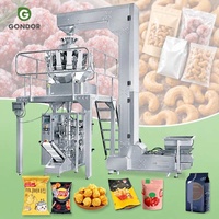 Machine d'emballage verticale pour noix de tigre, biscuits, et remplissage de riz cuit en sachet oreiller, à vendre en Chine