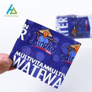 Minfly In Ấn Kỹ Thuật Số Tùy Chỉnh Nhựa PVC PET 5 Gallon Xô Nước Heat Shrink Seal Nhãn Cho Nắp Chai - Product Image 1