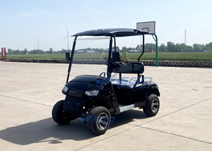 Voiturette de golf électrique de loisirs de haute qualité à 4 roues et 4 places, livraison rapide, voiturette de golf électrique populaire et économique pour le tourisme à vendre - Product Image 3