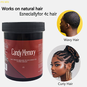 Gel Fijador Extra Fuerte para Trenzas y Peinados con Rizos, Sin Residuos, para Control de Bordes y Ondas, Ideal para <span class=keywords><strong>Cabello</strong></span> Rizado - Product Image 5