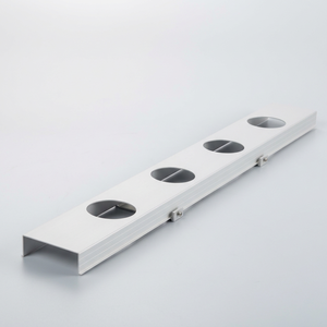 Profilé LED OEM ODM, canal diffuseur d'éclairage, extrusion d'angle, profilé en aluminium anodisé, découpe et soudure - Product Image 1