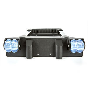 Bagian Aksesori Kaki Bingkai Bagasi Roda Troli Dapat Dilepas Plastik dan Pegangan Tarik Extender Penutup dengan Roda - Product Image 2