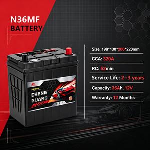 Batería de Coche al por Mayor, Batería de Coche de 12v <span class=keywords><strong>para</strong></span> N36, Batería de Coche de Plomo-Ácido de Alta Calidad y Bajo Costo <span class=keywords><strong>para</strong></span> Uso Automotriz Compacto - Product Image 3