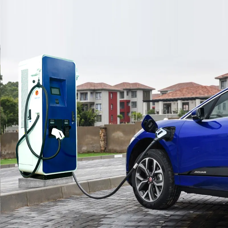 Level 3 commercial USA DC fast CCS 1 ev charger 60kW to 120kW electric car charging station