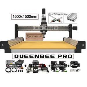 1515 QueenBee PRO CNC Router 4 Axis with xPROV5 GRBL Controller with 2.2KW Water Cooled spindle