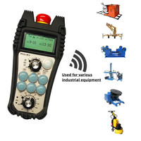Télécommande sans fil MPG DH12S-2W-6K avec portée de 100 m et bouton d'arrêt d'urgence pour palan de pont roulant